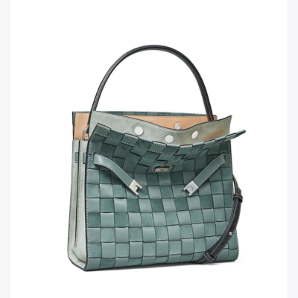 Tory Burch Lee Radziwill (Artic) Double Bag -  Brand new, never used